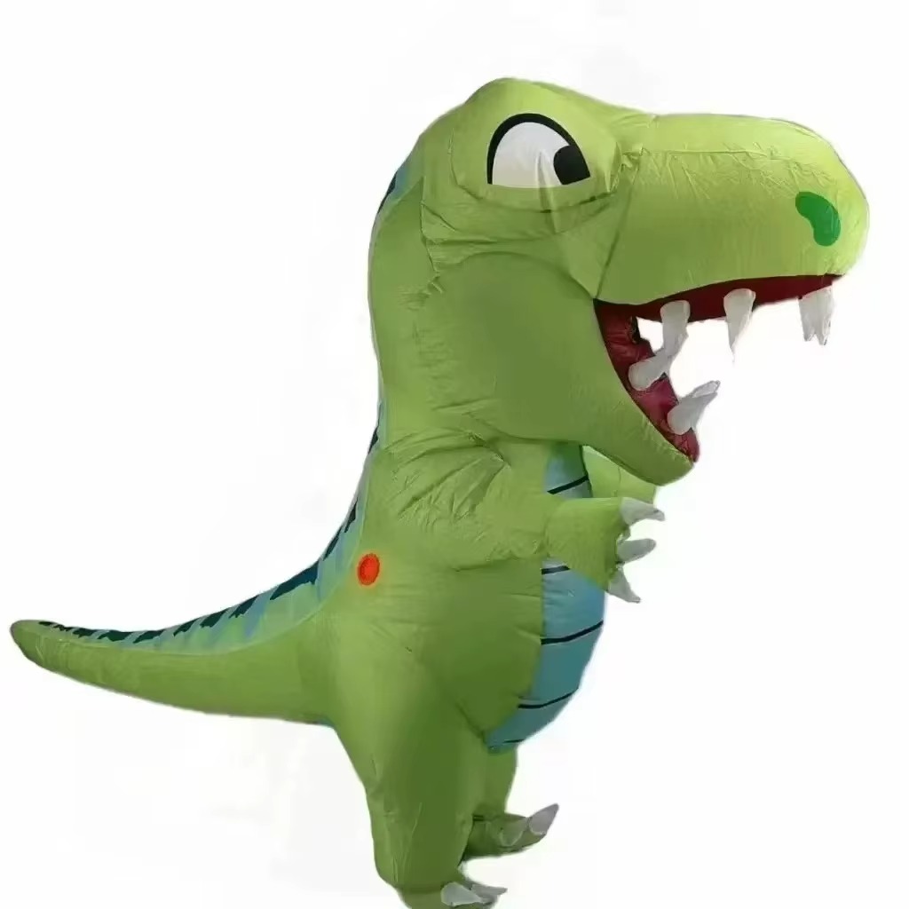 Costumes - Adult Fat-Headed Dinosaur Inflatable Costume Full
