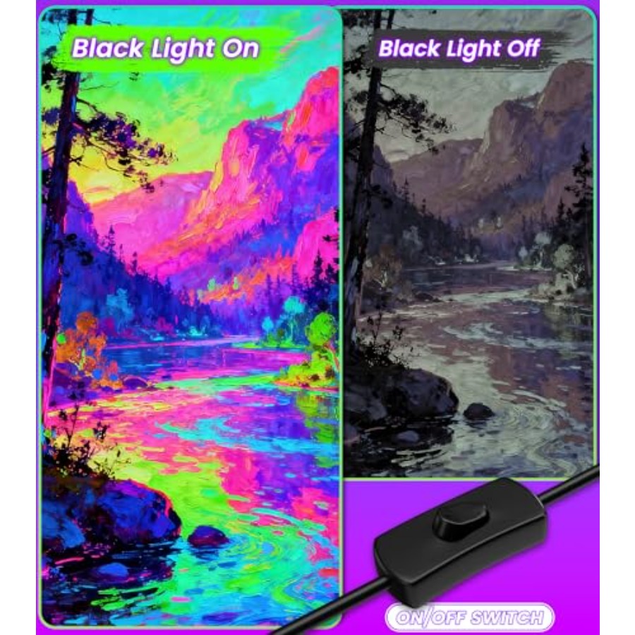 4W Pack LED Black Light Bar, B - Party Supplies ulasan dan harga