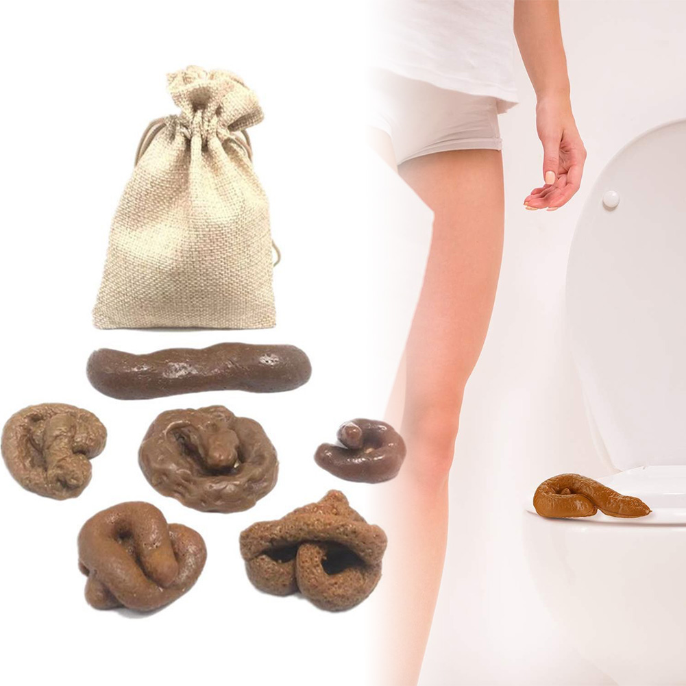 6Pcs/Set Poop Prank Toy Differ - Fake Poop Gag Gift ulasan dan harga