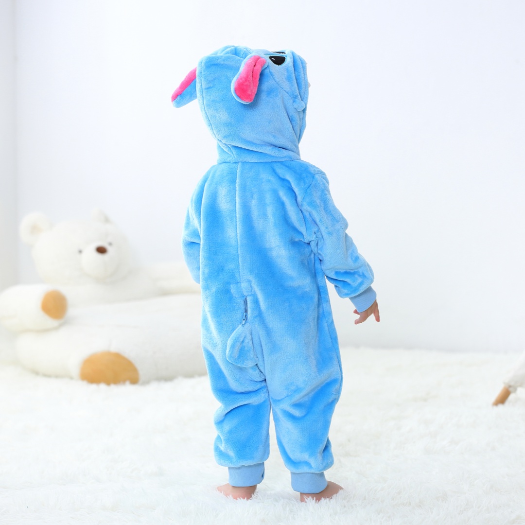 Baby Kigurumi Stitch Cartoon R - Spiderman Jumpsuit Kids ulasan dan harga