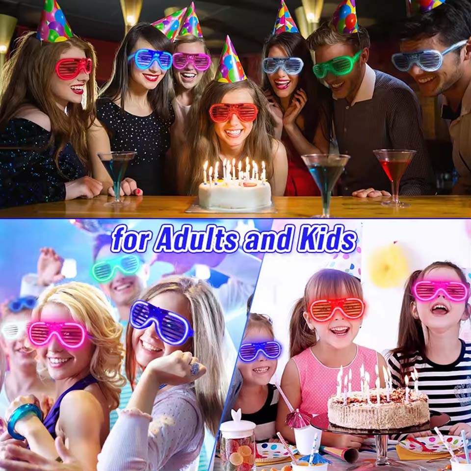 5-50 Pcs Light Up LED Glasses  - Glow In The Dark Party Glasses ulasan dan harga