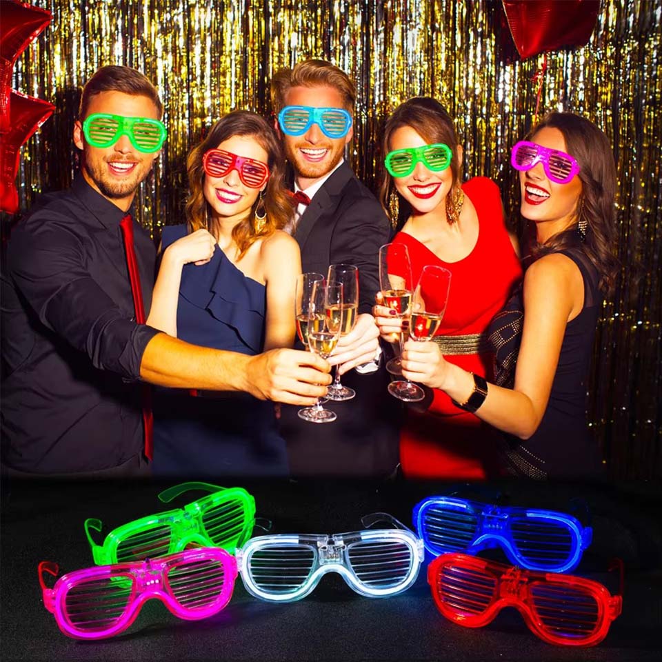 5-50 Pcs Light Up LED Glasses  - Glow In The Dark Party Glasses ulasan dan harga