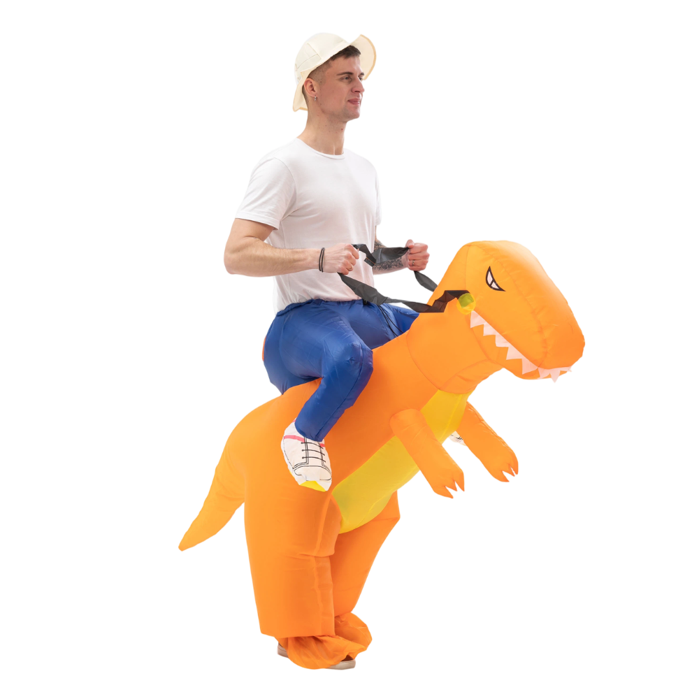 Ride On Dinosaur Inflatable Co - Costumes ulasan dan harga