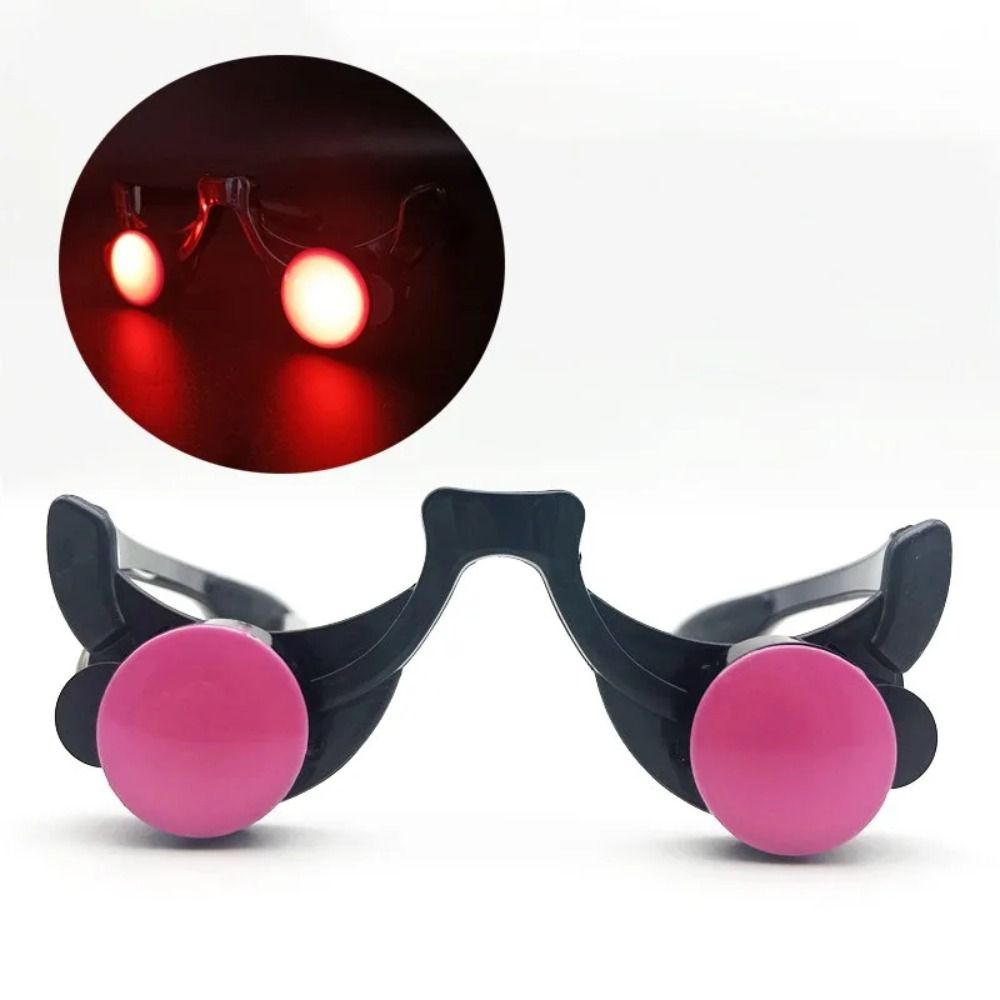 E9 Halloween Horror Red Eye Gl - Glow In The Dark Party Glasses ulasan dan harga
