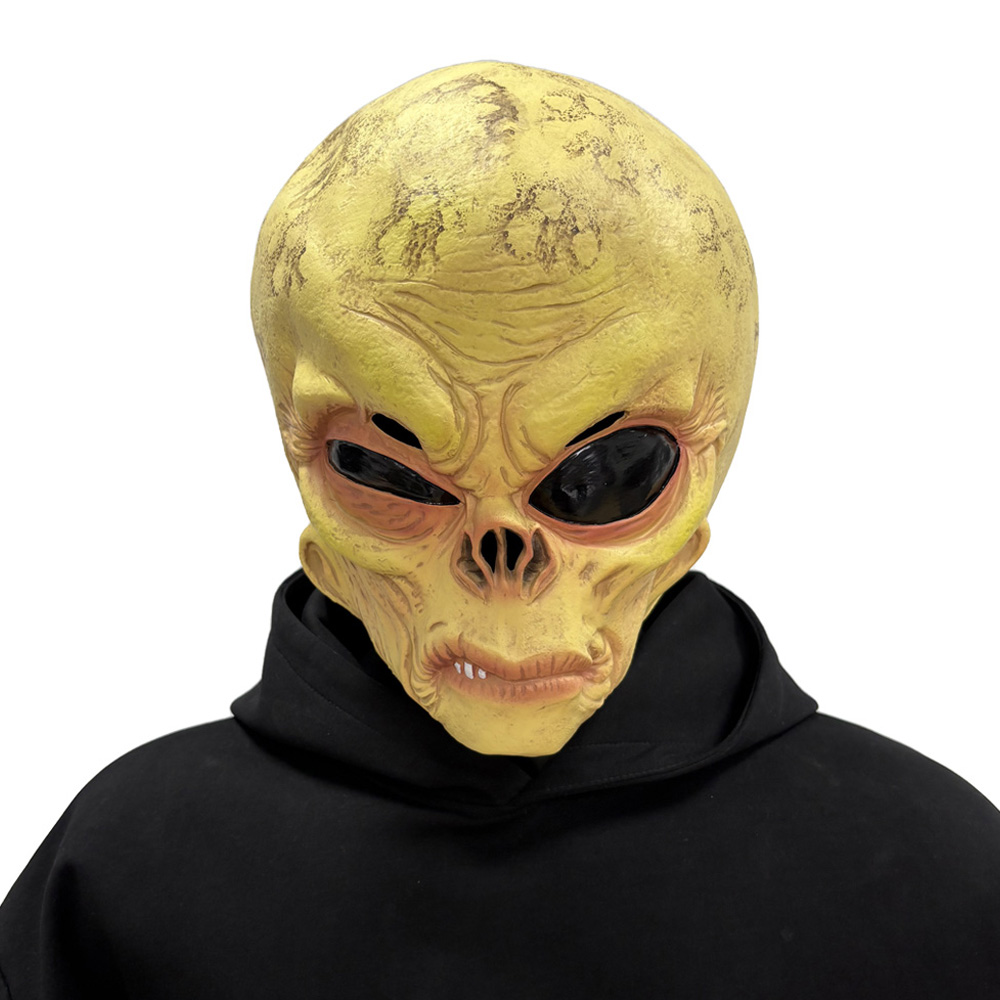 Realistic UFO Alien Skull Mask - Latex Alien Mask Realistic ulasan dan harga