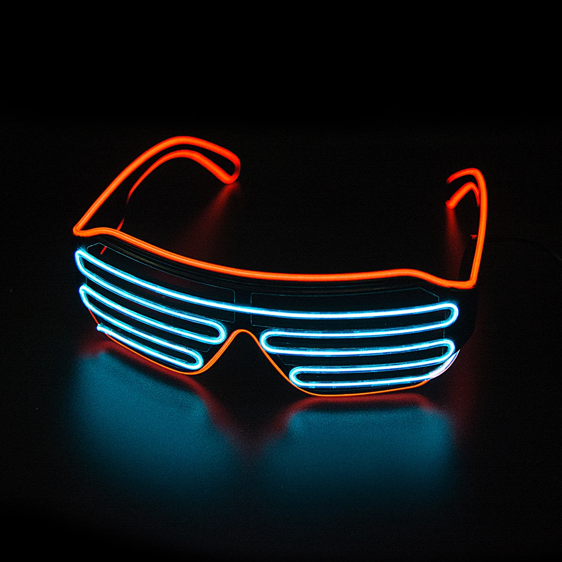 LED Glowing Glasses Gafas Lumi - Glow In The Dark Party Glasses ulasan dan harga