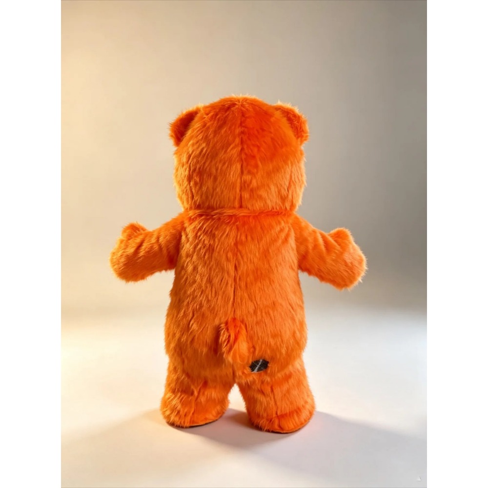 Inflatable Orange Bear Mascot  - Costumes ulasan dan harga