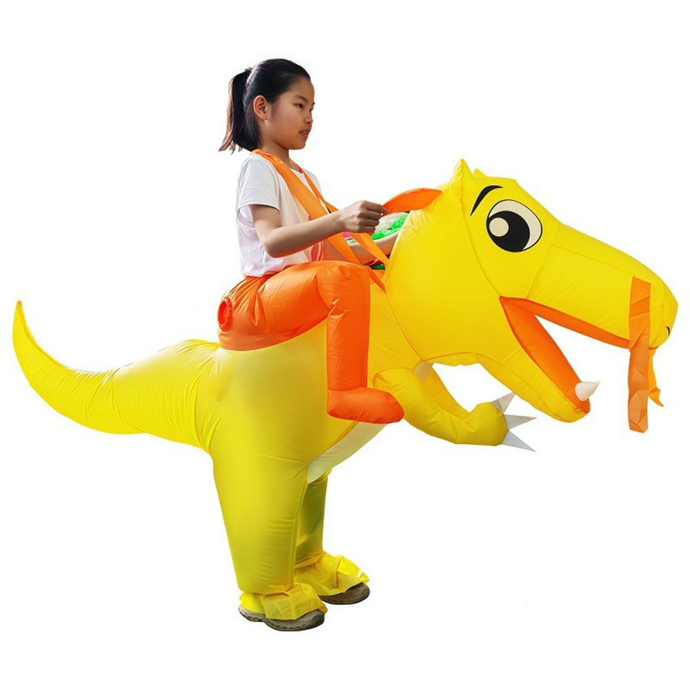 Child Riding Dinosaur Inflatab - Inflatable Dinosaur Costume Adult ulasan dan harga