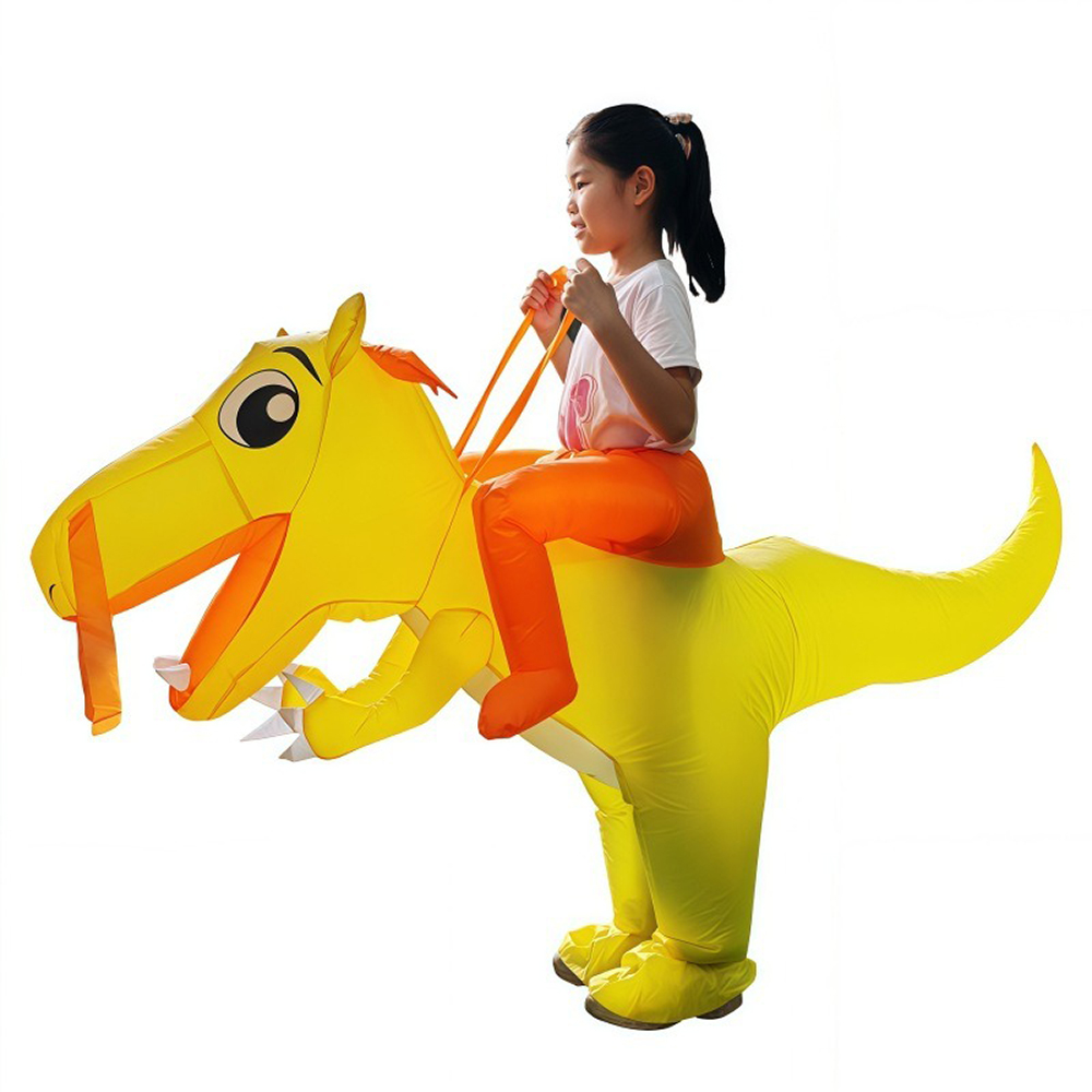 Child Riding Dinosaur Inflatab - Inflatable Dinosaur Costume Adult ulasan dan harga