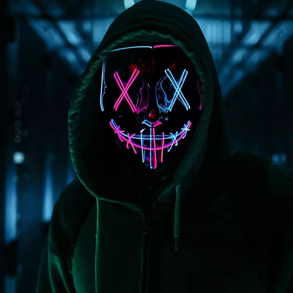 LED Light up Mask for Hallowee - Led Purge Mask Halloween ulasan dan harga
