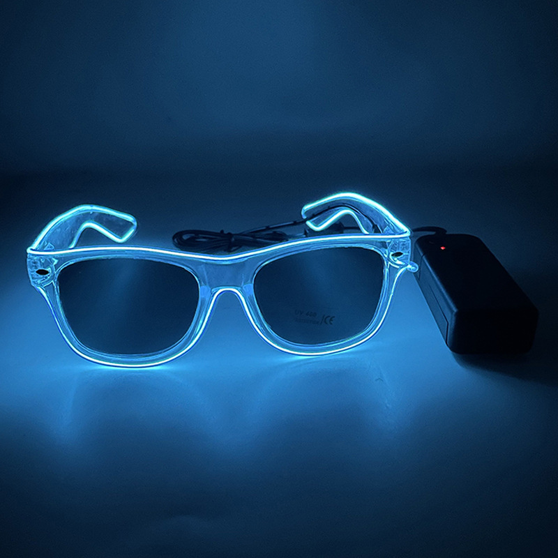 NEW Led Glasses Lights Rave Pa - Glow In The Dark Party Glasses ulasan dan harga