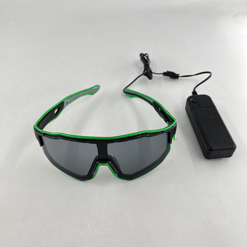 Cool Windproof LED Flashing Gl - Glow In The Dark Party Glasses ulasan dan harga