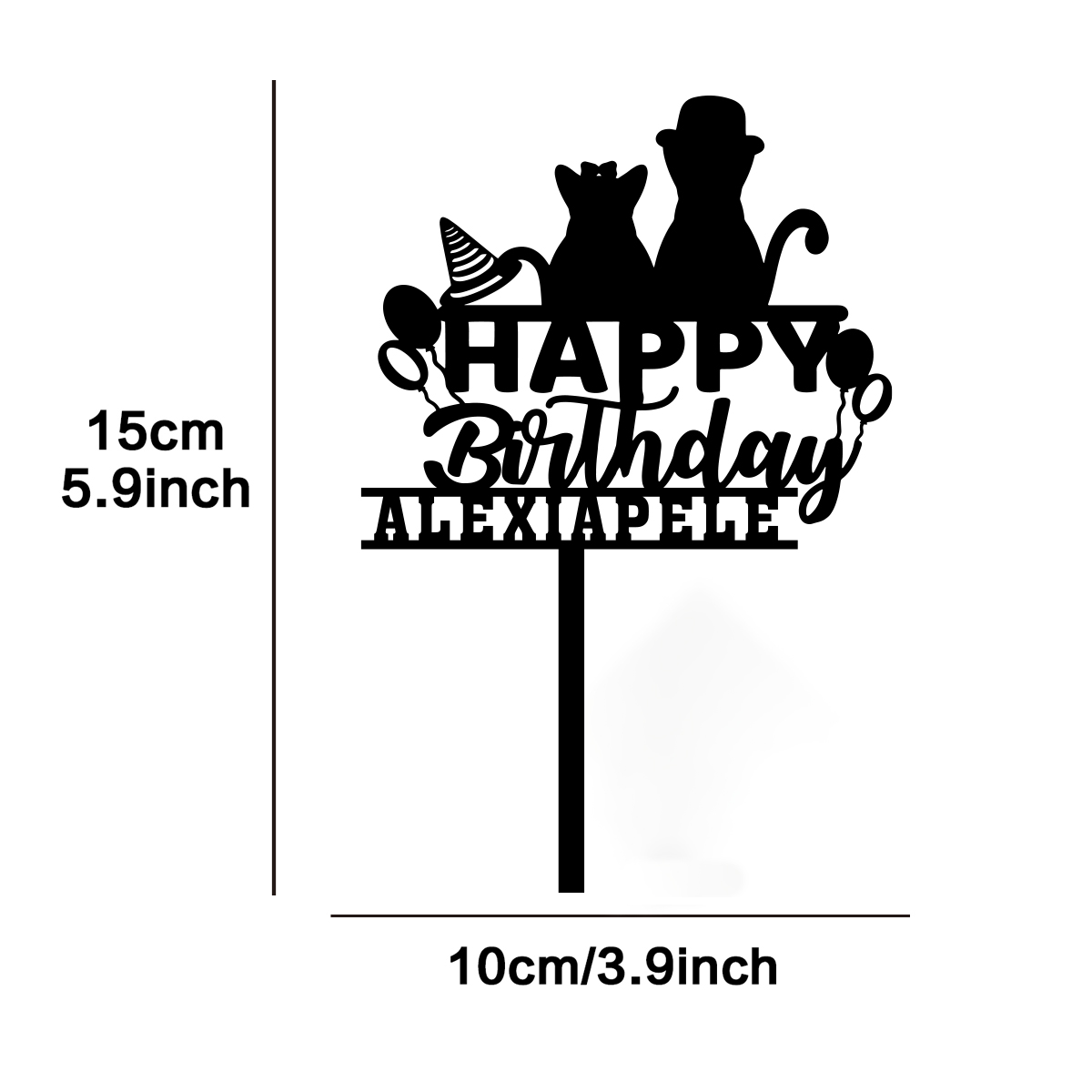 1PC Diy Birthday wishes full o - Party Supplies ulasan dan harga