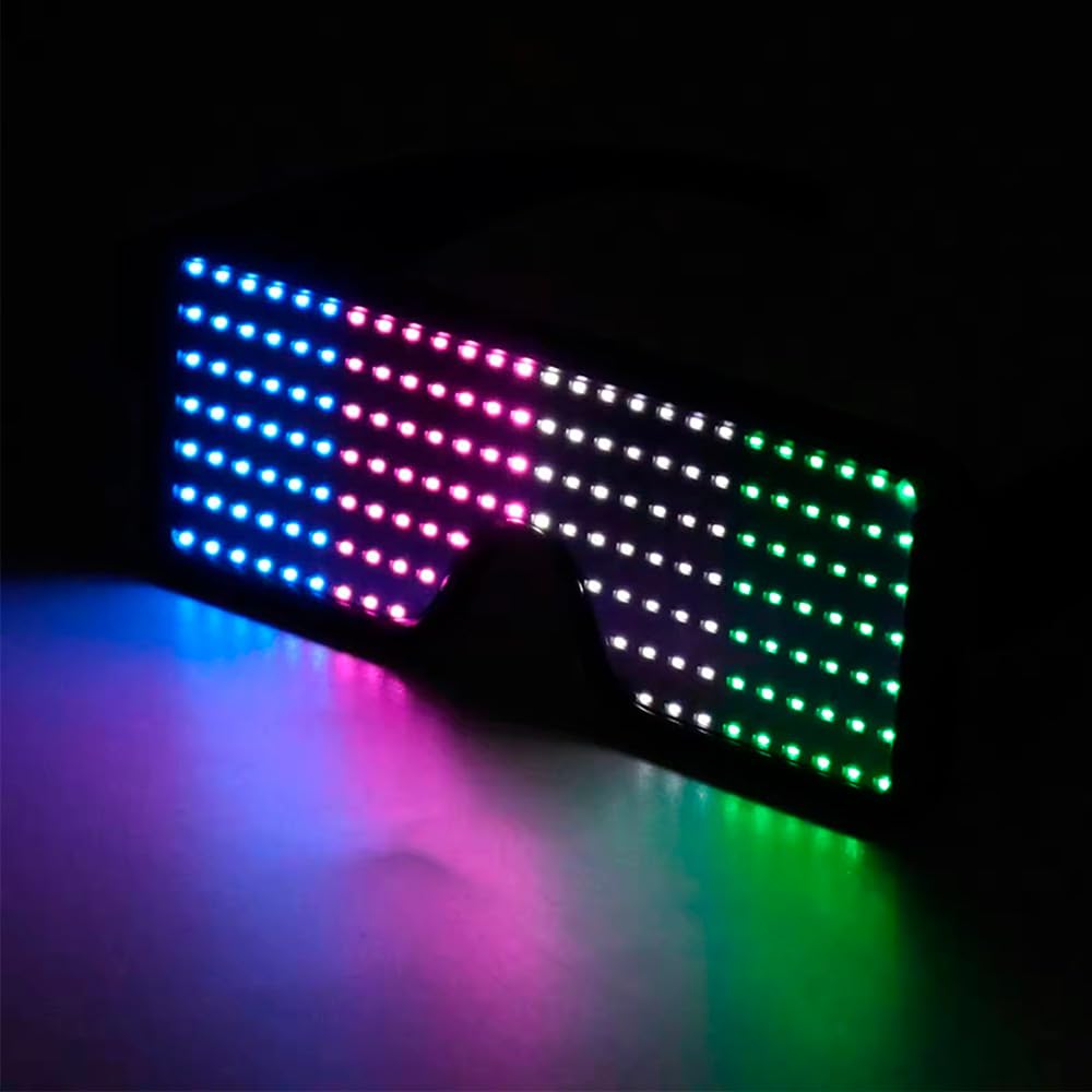 LED Glasses Light Up Dynamic P - Glow In The Dark Party Glasses ulasan dan harga