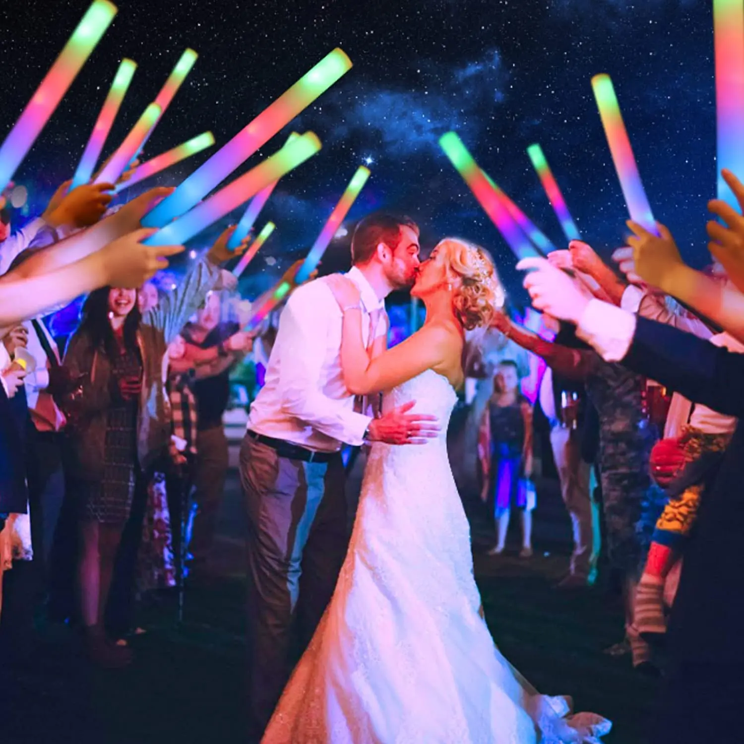 LED Glow Sticks Glow Foam Stic - Flashing Led Foam Sticks Party ulasan dan harga