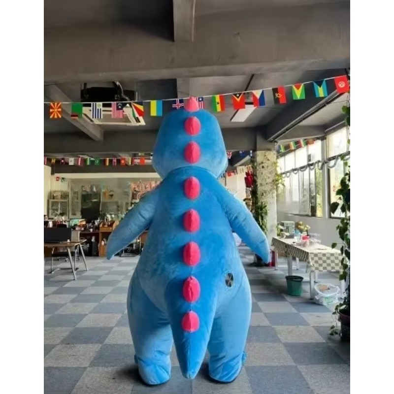 2m/2.6m Inflatable Blue Dragon - Inflatable Dinosaur Costume Adult ulasan dan harga
