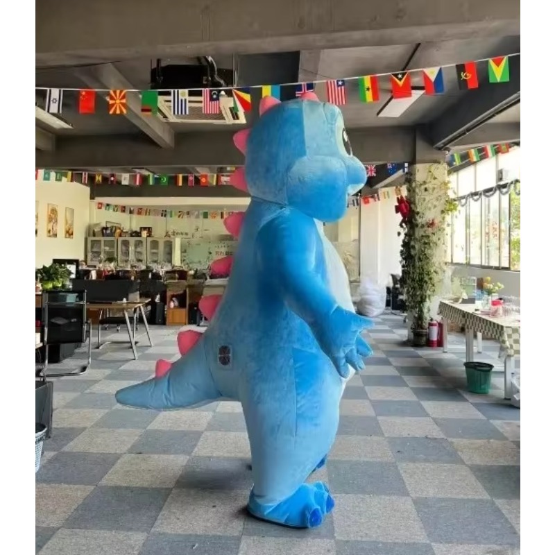 2m/2.6m Inflatable Blue Dragon - Inflatable Dinosaur Costume Adult ulasan dan harga