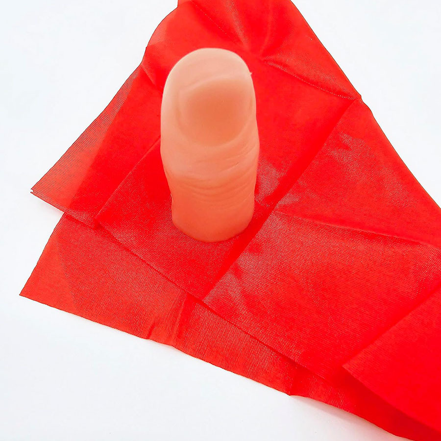 Scarf-Vanish Magic Thumb Tip F - Thumb Tip Magic Trick Set ulasan dan harga