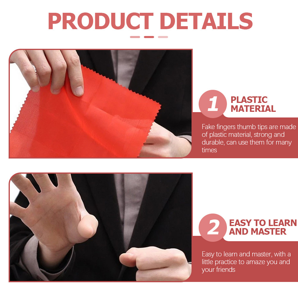 Disappearing Silk Magic Trick  - Thumb Tip Magic Trick Set ulasan dan harga