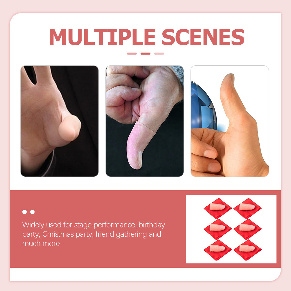 Disappearing Silk Magic Trick  - Thumb Tip Magic Trick Set ulasan dan harga