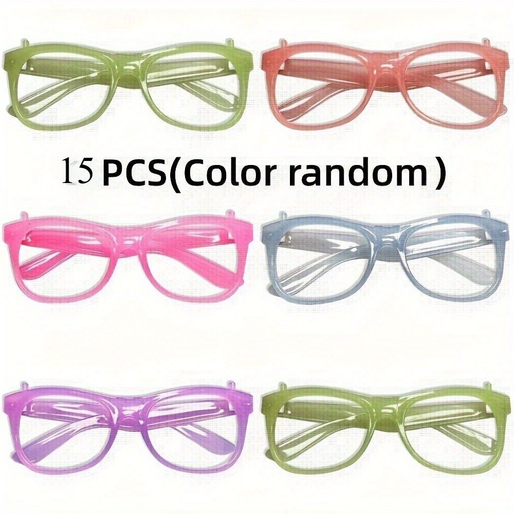5/12pcs UV Glow in The Dark Gl - Glow In The Dark Party Glasses ulasan dan harga