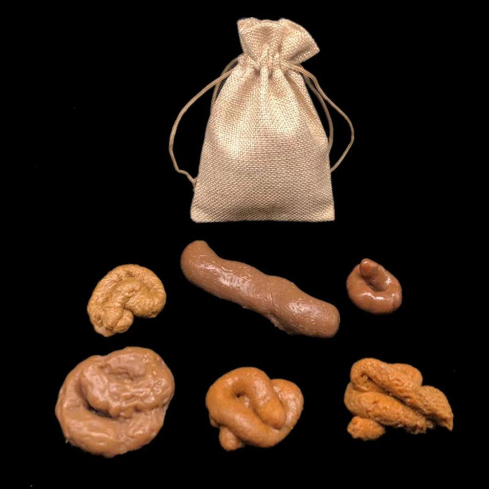 6Pcs Joke Tricky  Antistress G - Fake Poop Gag Gift ulasan dan harga