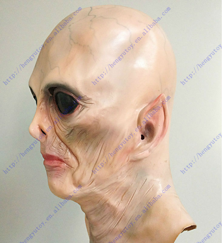 Deluxe Alien Mask Realistic La - Latex Alien Mask Realistic ulasan dan harga