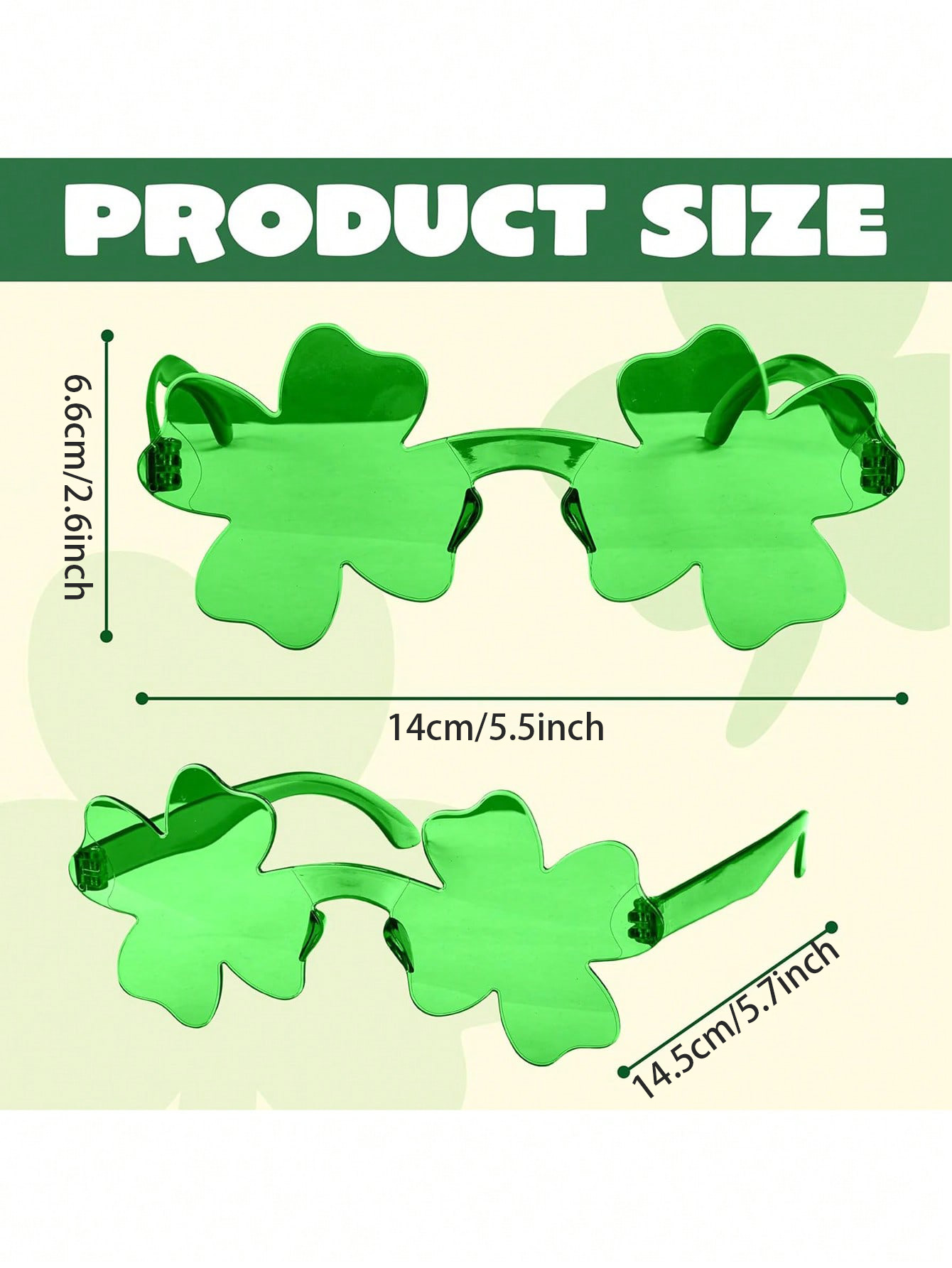 12/6/1 Pair St. Patrick's Day  - Party Supplies ulasan dan harga