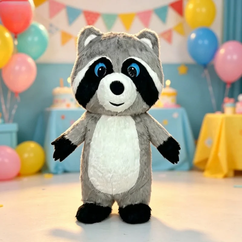 Grey Plush Inflatable Raccoon  - Costumes ulasan dan harga