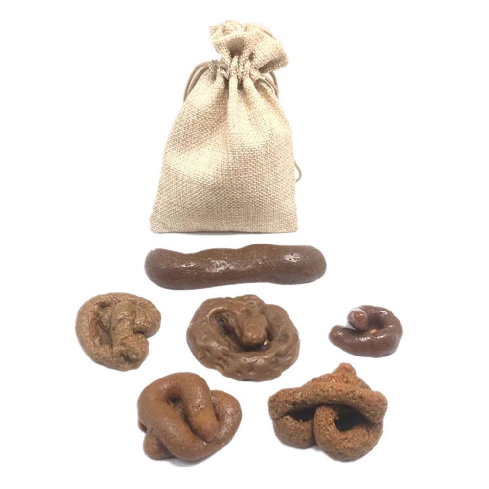 6Pcs Set April Fool's Day Fake - Fake Poop Gag Gift ulasan dan harga