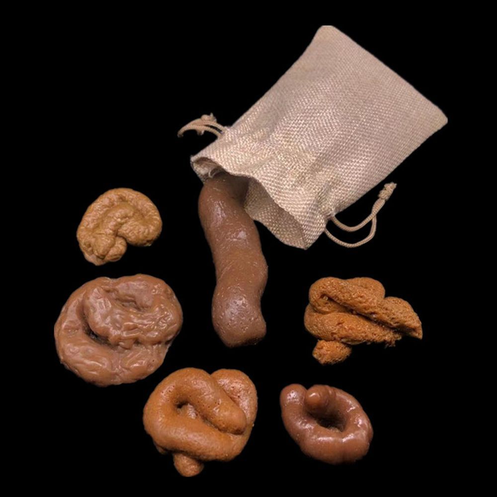 6Pcs Set April Fool's Day Fake - Fake Poop Gag Gift ulasan dan harga